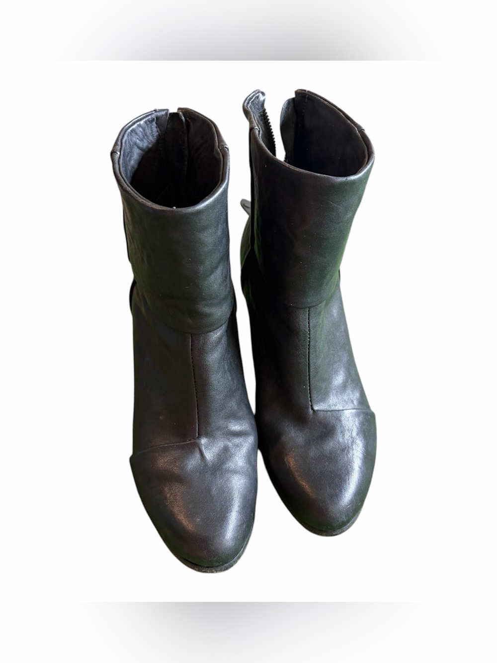 rag & bone Black Leather Ankle Booties